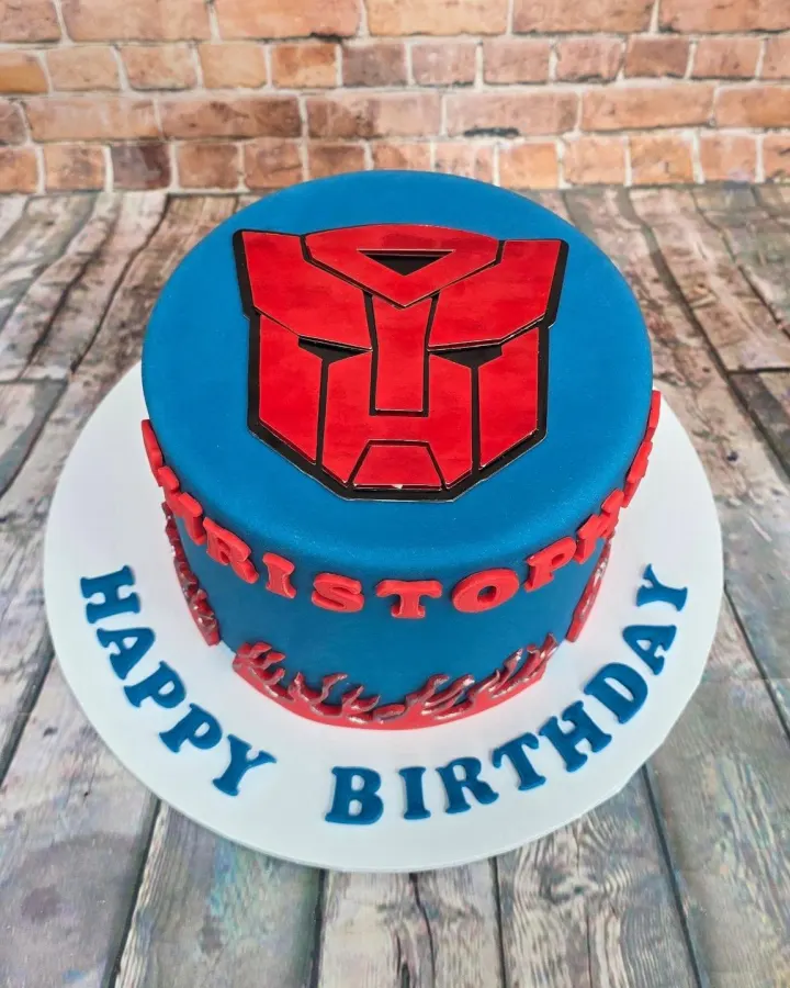 Christopher’s Transformers cake