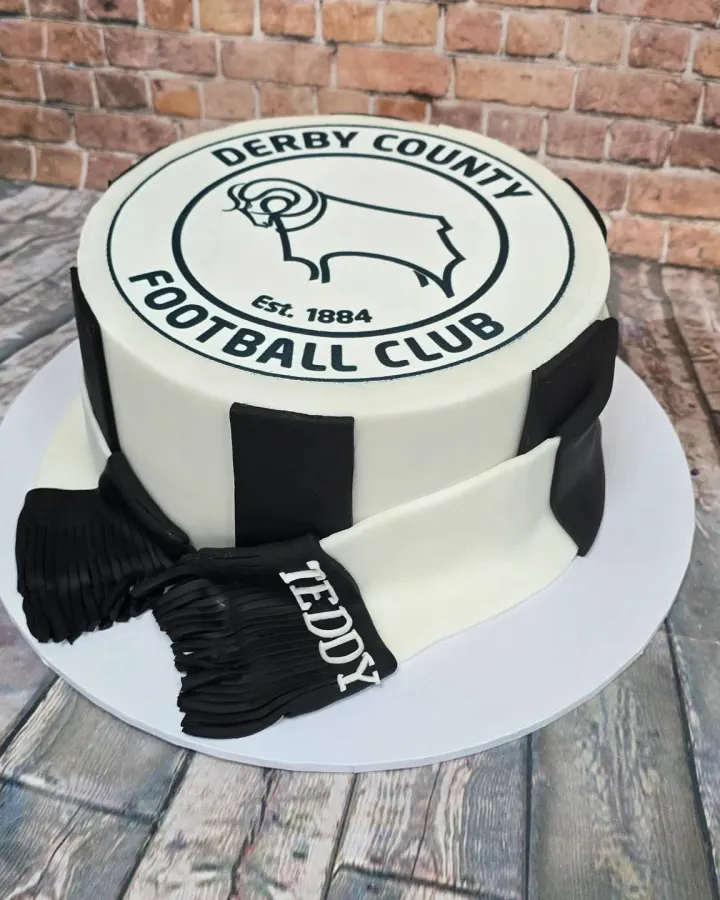 Teddy’s Derby County cake