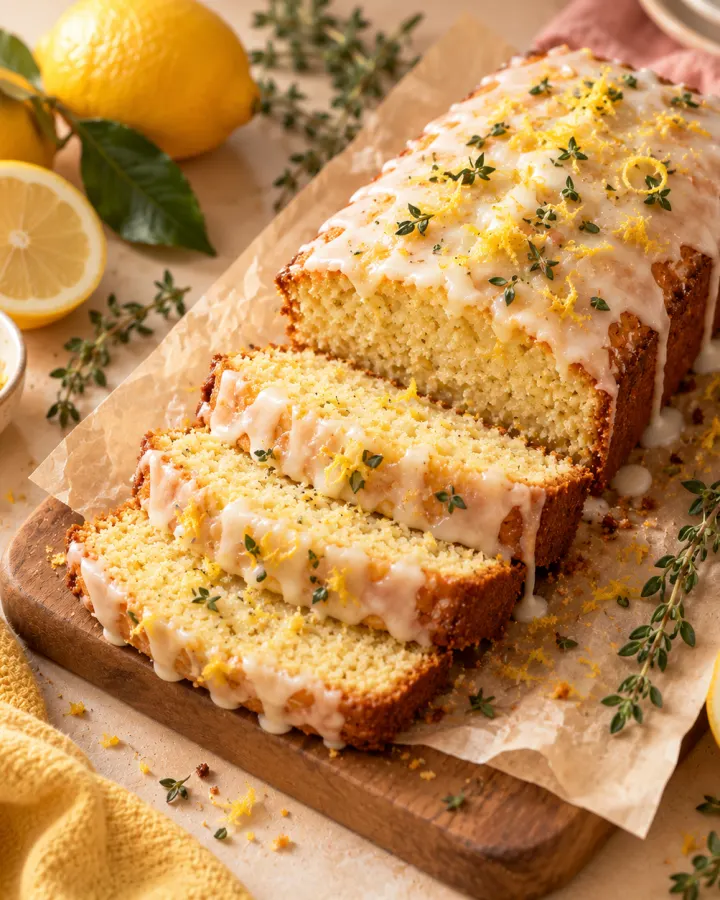 Vegan Lemon Drizzle Loaf
